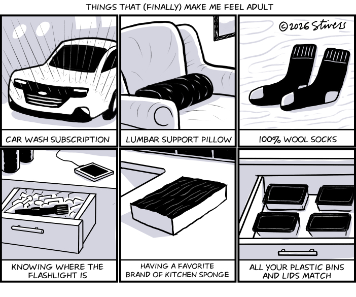 Things that make me feel adult